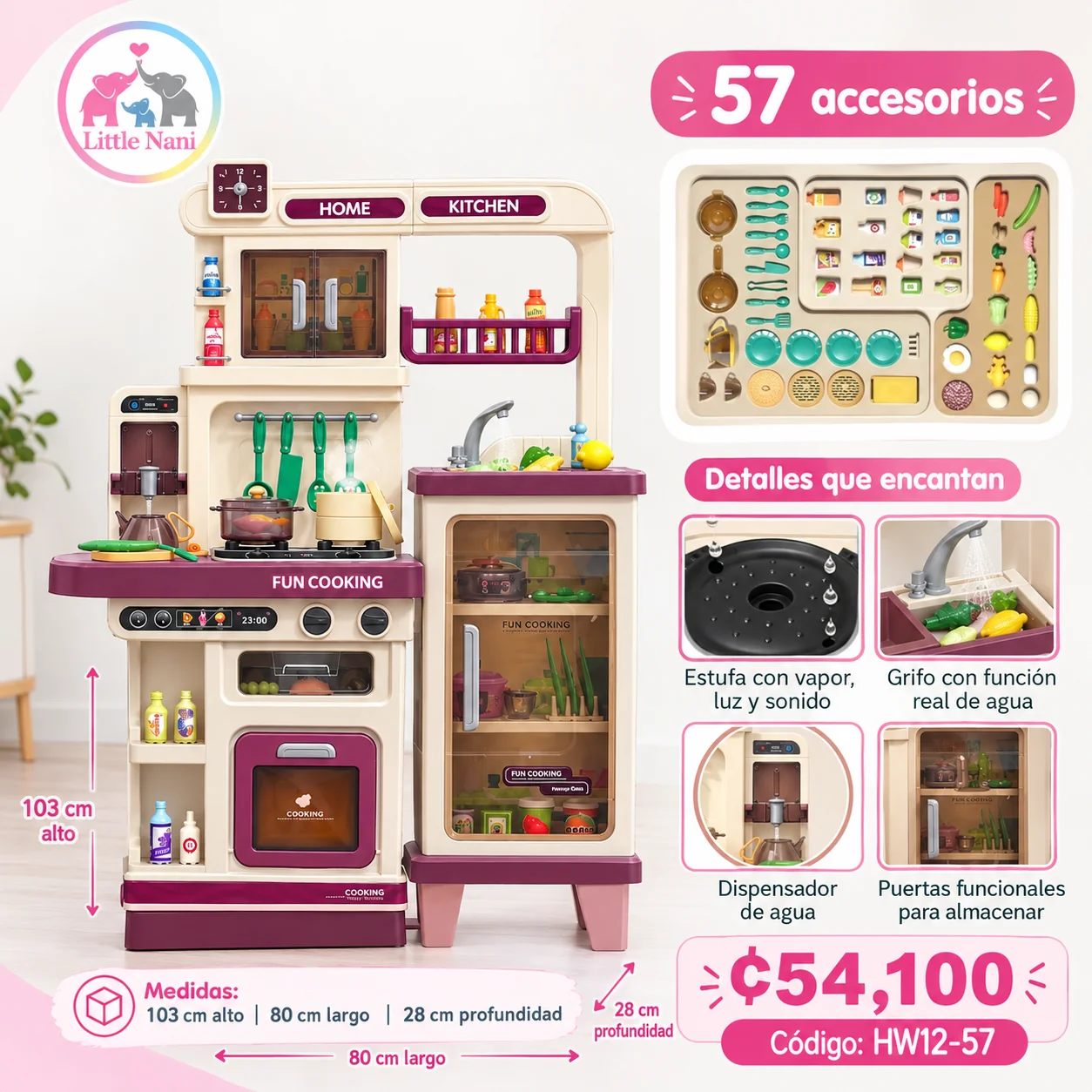 Cocina plástica Hw12-57