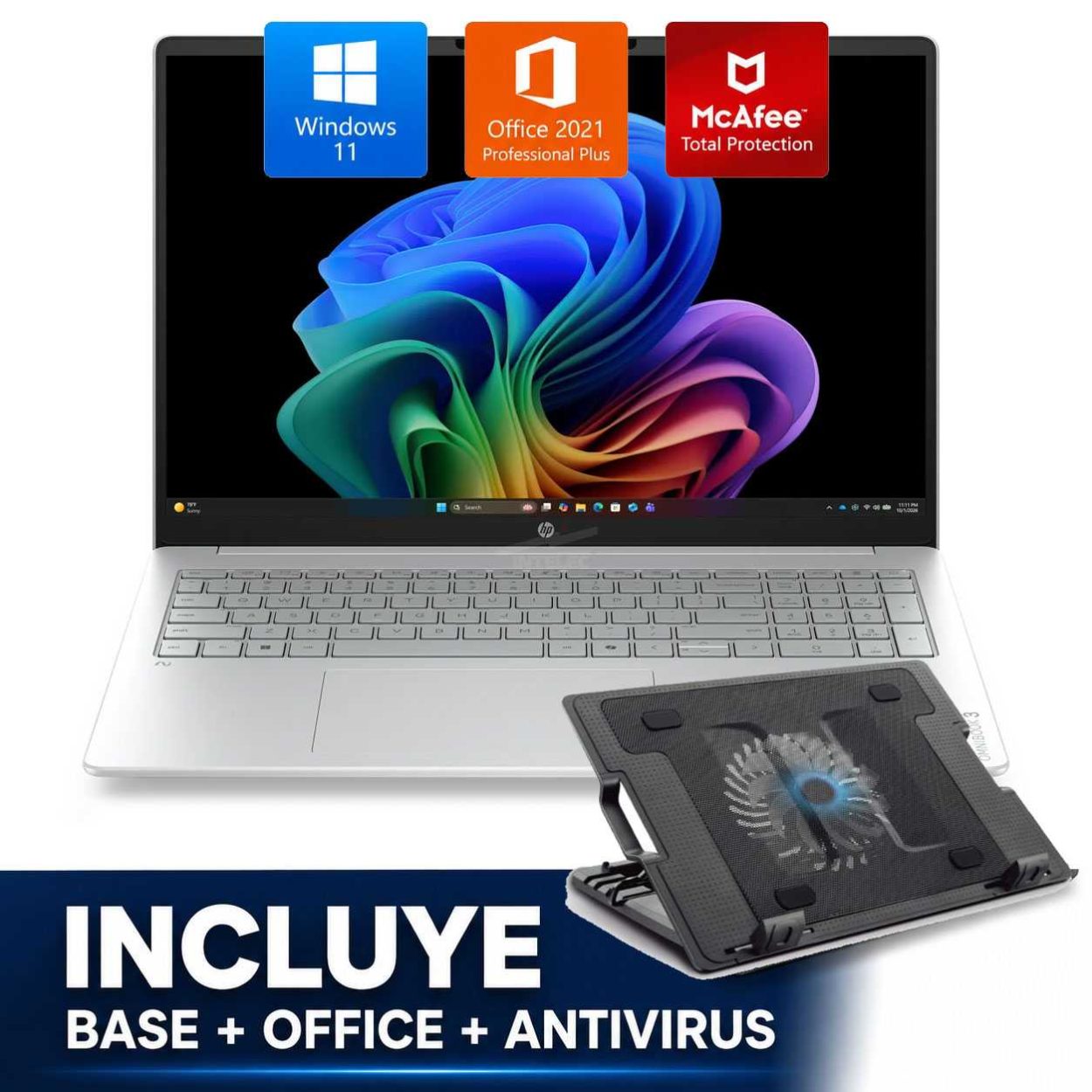 COMBO LAPTOP HP OMNIBOOK 3 16-BU0305DX – CORE ULTRA 5-225U – 8GB – 512GB-SSD – 16″TOUCH – W11