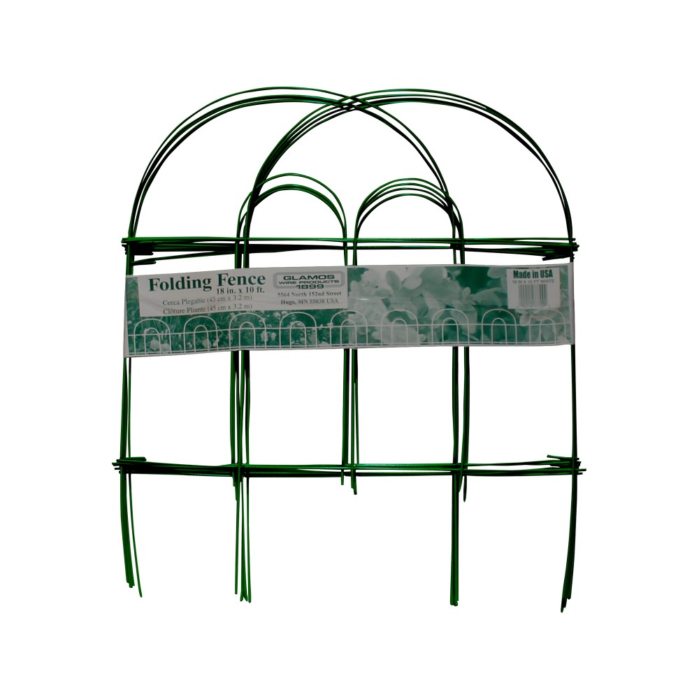Cerca de alambre plegable verde 2.4 m