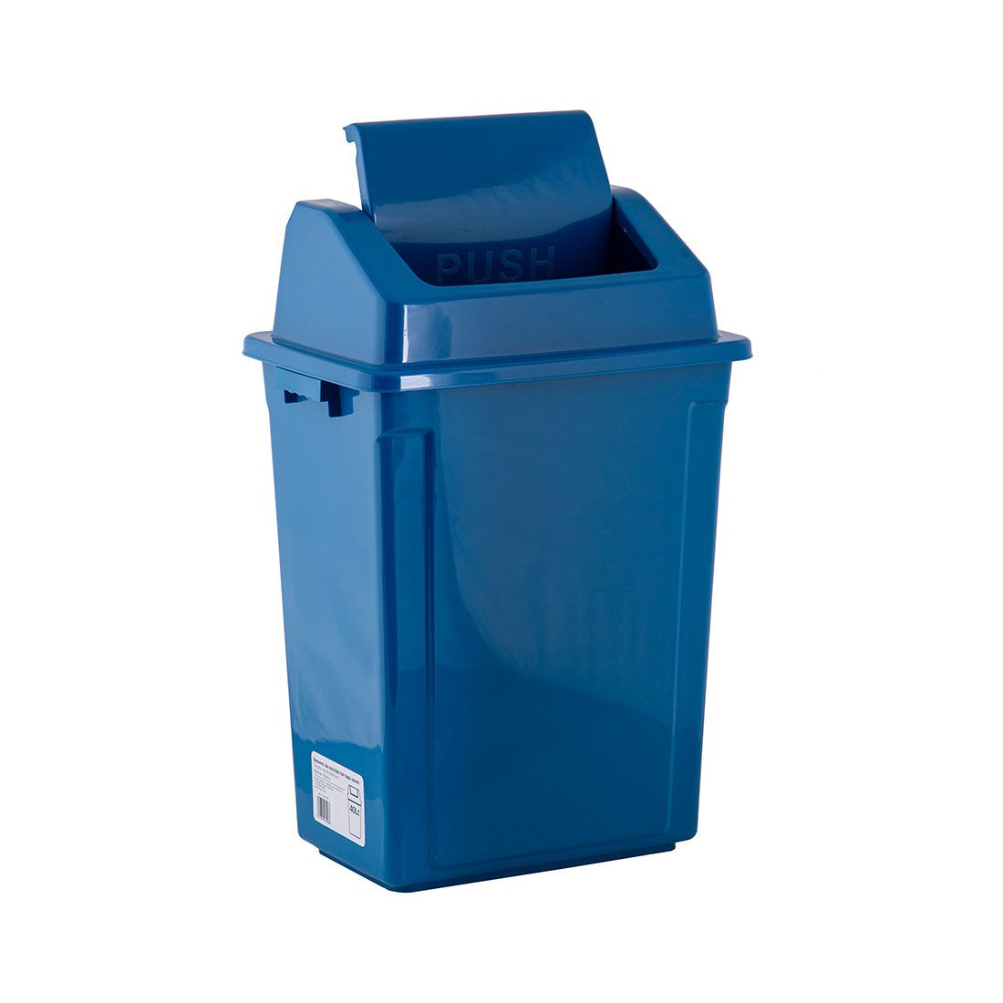 Basurero reciclaje plástico 40lt