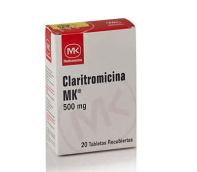 CLARITROMICINA MK 500MG X 20 TABLETAS