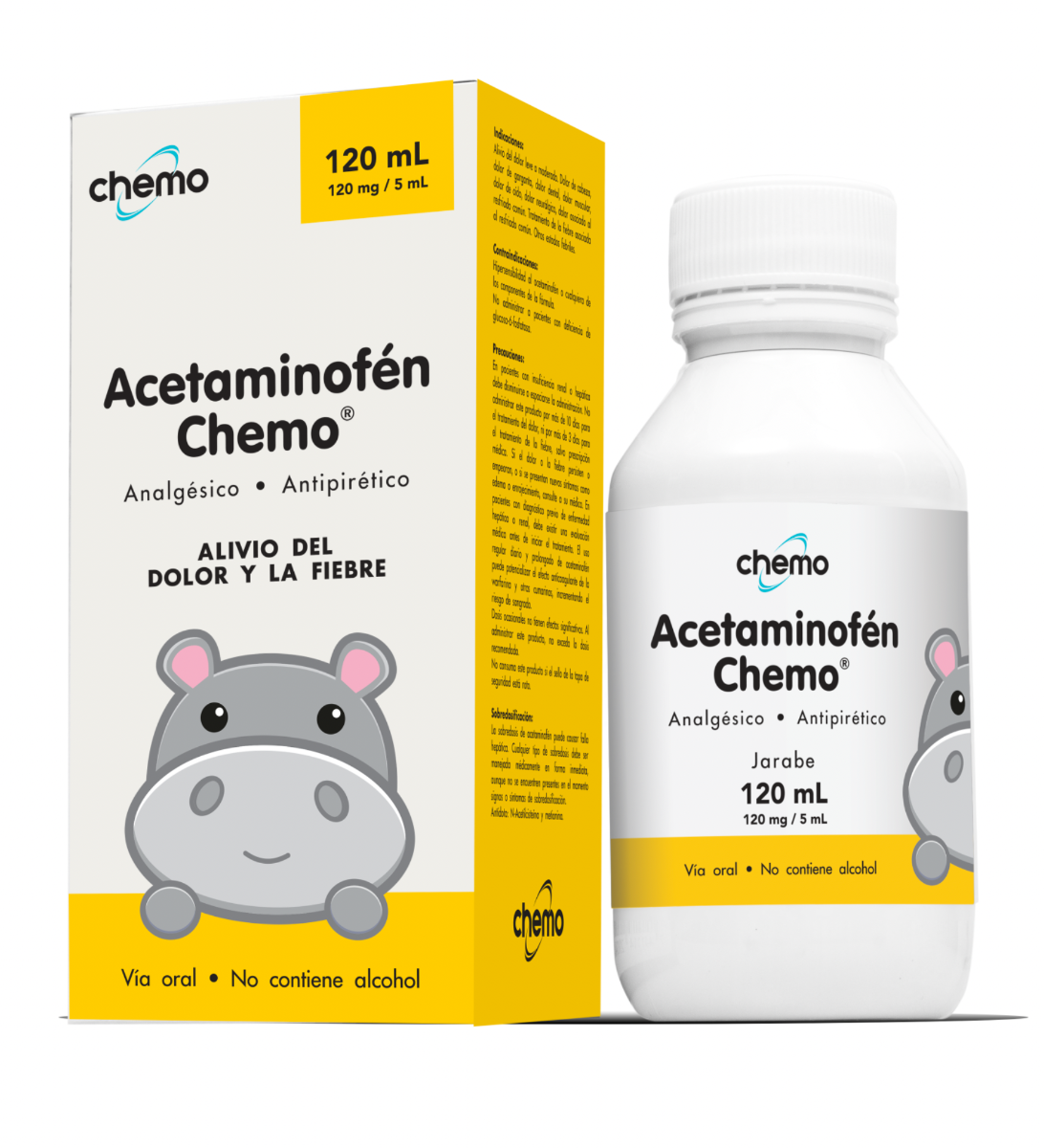 ACETAMINOFEN 120MG/5ML X 120ML