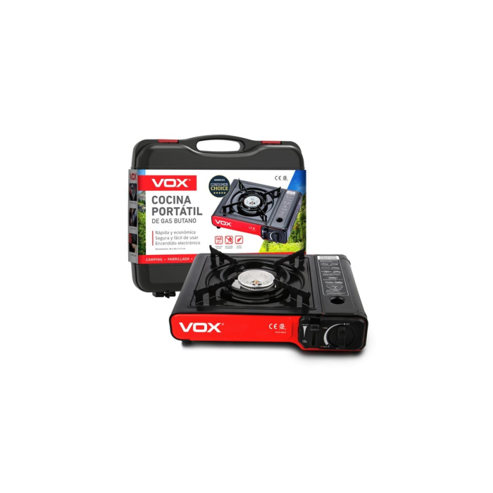 COCINA GAS BUTANO PORTATIL VOX (4897104330623)