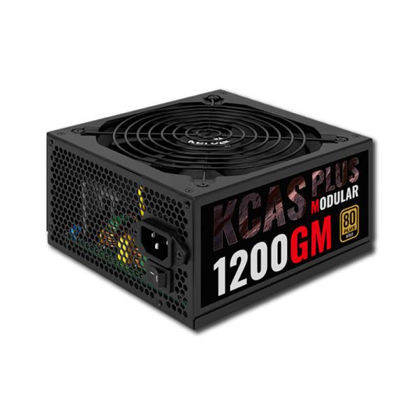 Fuente de Poder Aerocool Kcas Plus 1200M 1200W 80 Plus Bronze Semi Modular ATX – Negro