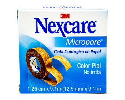 Micropore Nexcare Piel 12.7 mm x 9.14 m