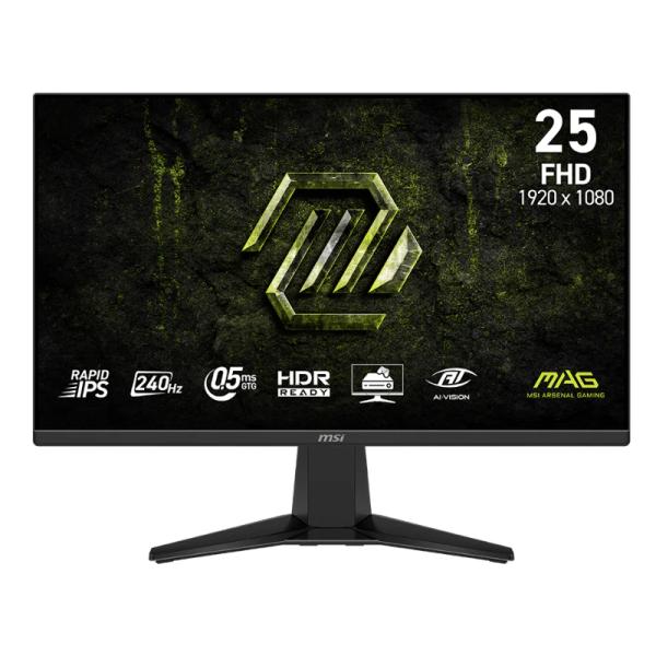 MONITOR 24.5″MSI PRO MP251 1920 X 1080 FHD 100HZ 1MS HDMI DISPLAY PORT 9S6-3PC2CM-001