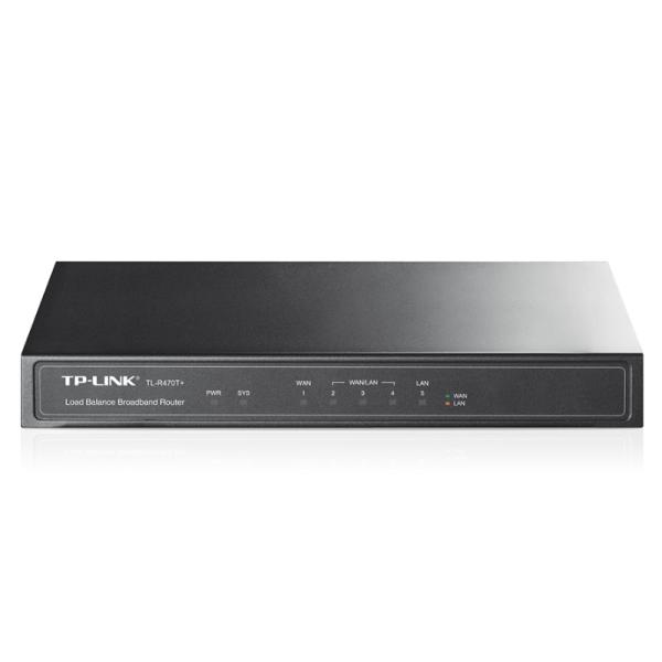 Router de Banda Ancha TP Link TL-R470T Ethernet 100 Mbps WAN / LAN Wan/lan TL-R470T+ – Negro (UN)