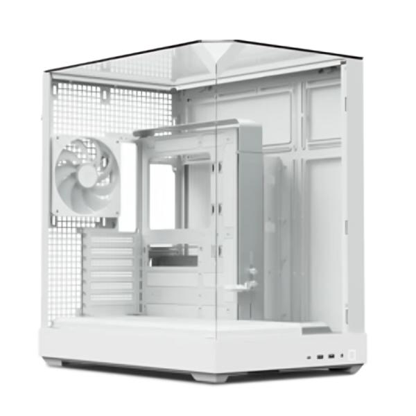 Case Apnx Mid Tower V2-WT-V1 4 Ventiladores con Panel Lateral y Frontal – Blanco