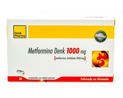 Metformina Denk Pharma 1000 mg caja 30 comprimidos