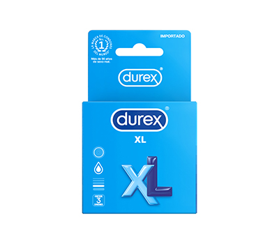 DUREX PRESERVATIVOS XL 3 UNIDADES