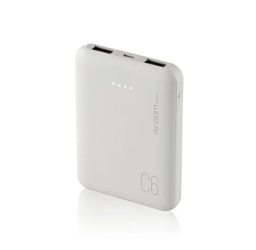 Power Bank Argom C6 6000 mAh – Negro