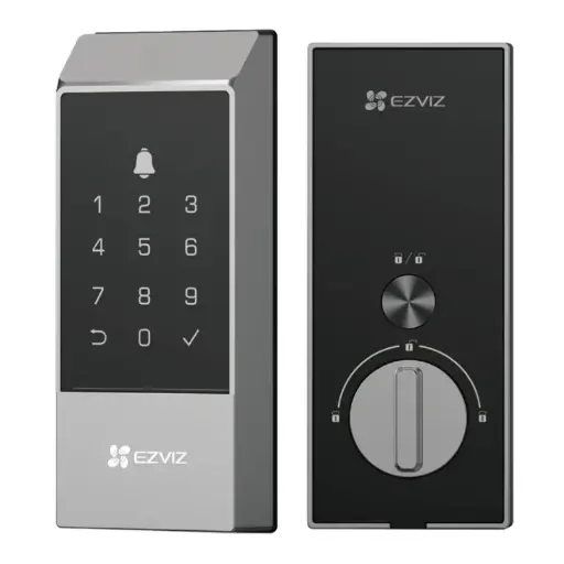 Cerradura Inteligente EZVIZ CS-DL04-R100-WBCP-GR(M)(O-STD) (E) Huella Digital y Código de Acceso WIFI 2.4 GHZ 310500562