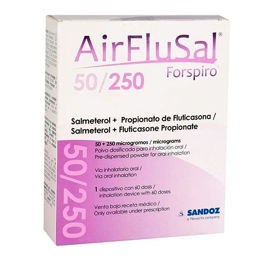AIRFLUSAL 50/250 MG X 60 DOSIS