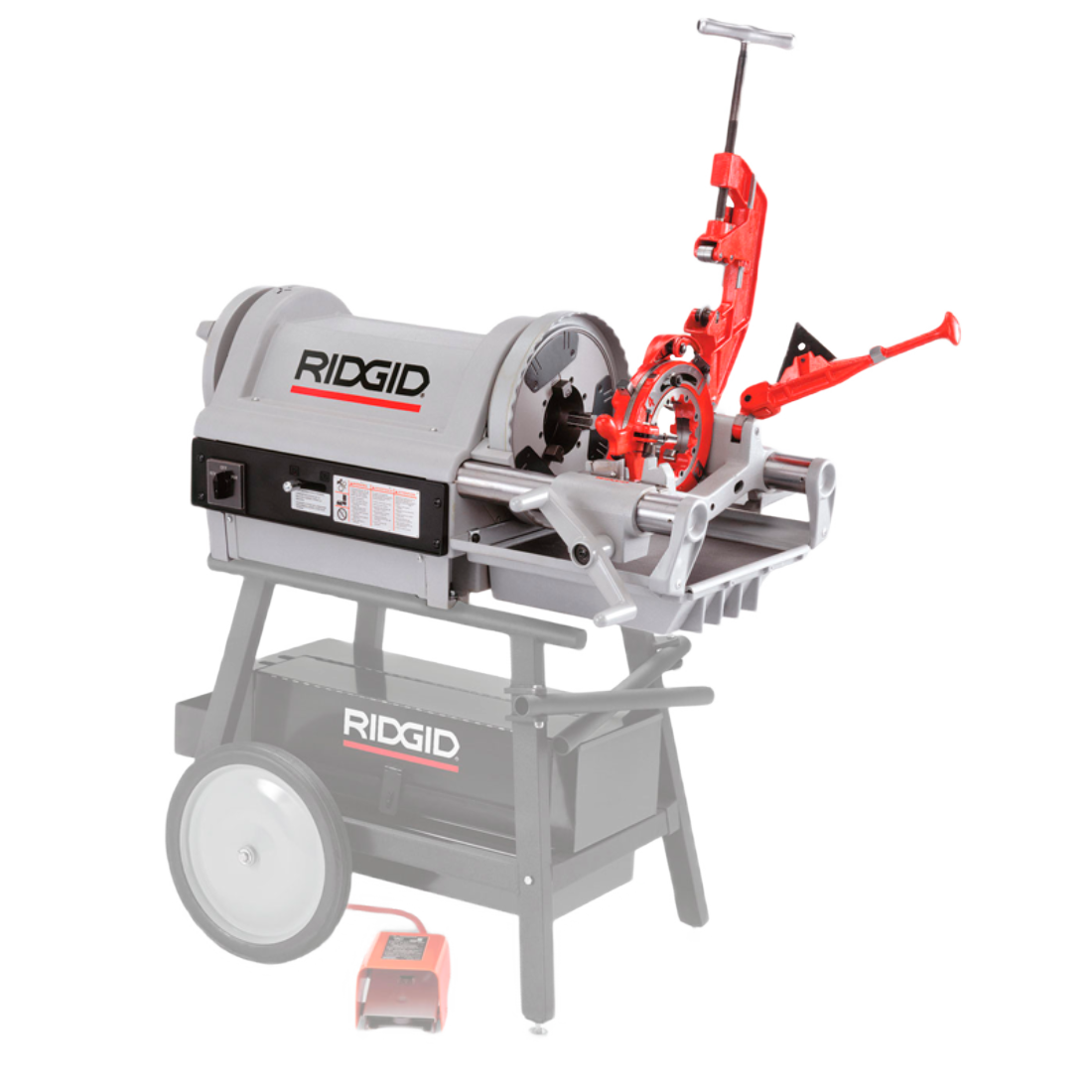 RIDGID 1224 ROSCADORA ELECTRICA 2 VELOCIDADES 36/12RPM MOTOR 1.5HP 1/4"-4" NPT 110V/60HZ/1F 26092