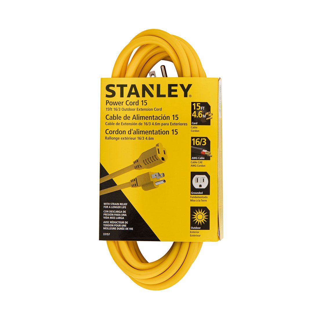 Extensión eléctrica Stanley 4.5m