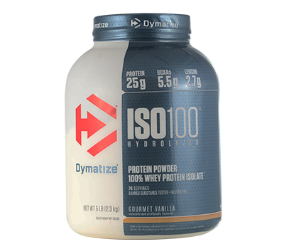 DYMATIZE ISO 100 VAINILLA 5 LB 76 SERVIDAS