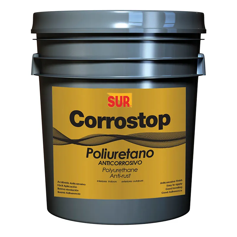 Anticorrosivo poliuretano rojo óxido 5 gal sur