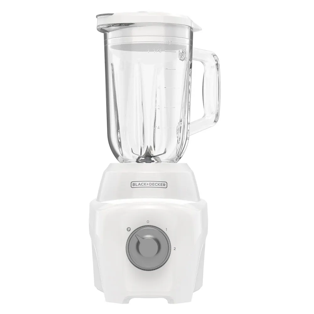 Black + Decker licuadora ice crush Vidrio 2vel 700W blanca - BL0876-0WDLA