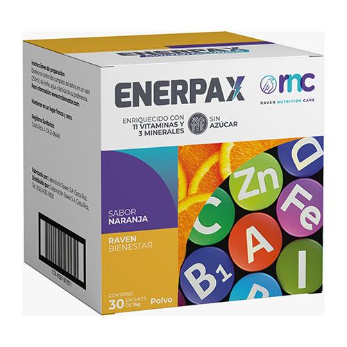 RNC ENERPAX NARANJA SACHET 3 UNIDS