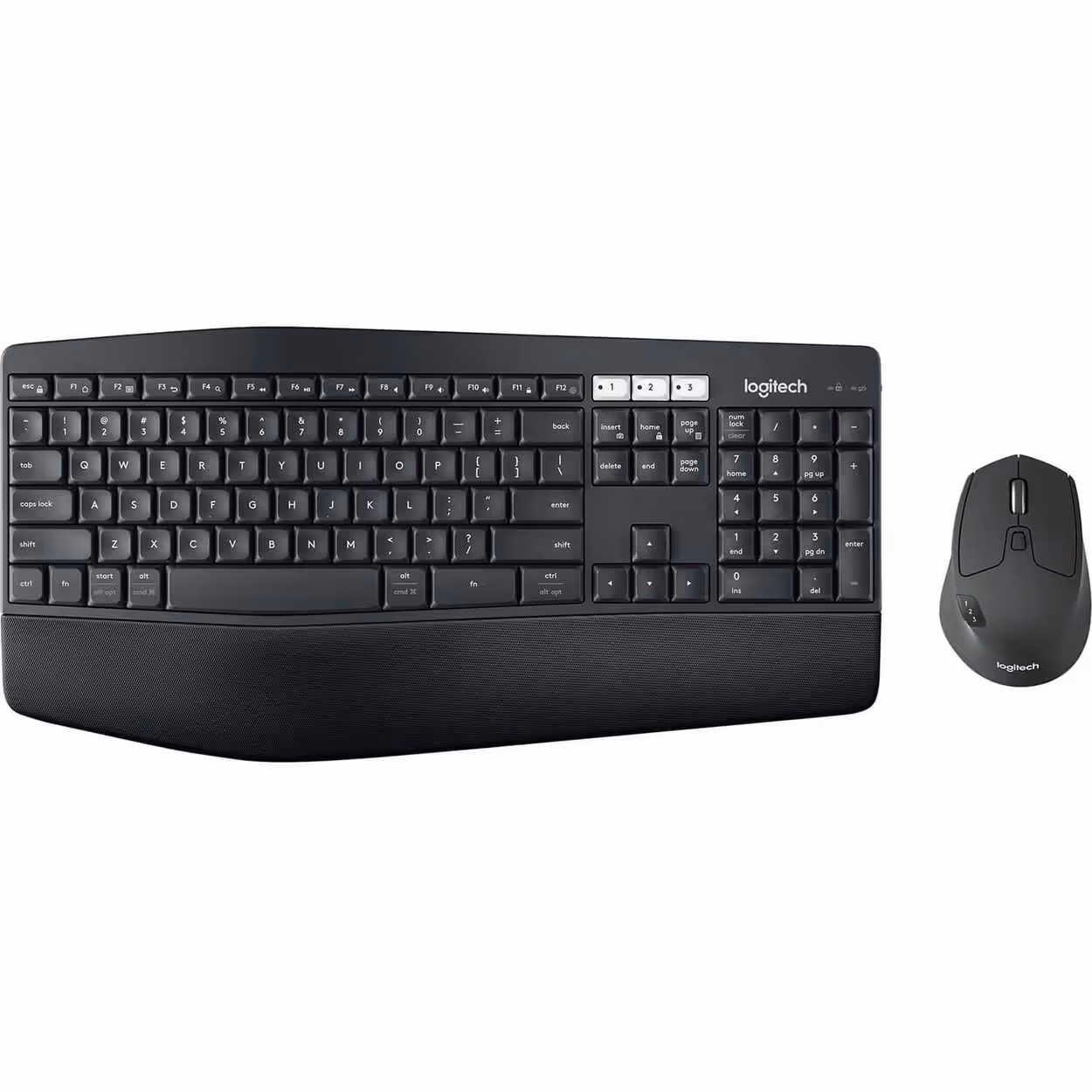 Logitech Teclado/mouse inalámbrico silencioso grafito