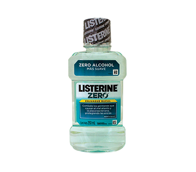 LISTERINE ZERO ENJUAGUE BUCAL 250 ML