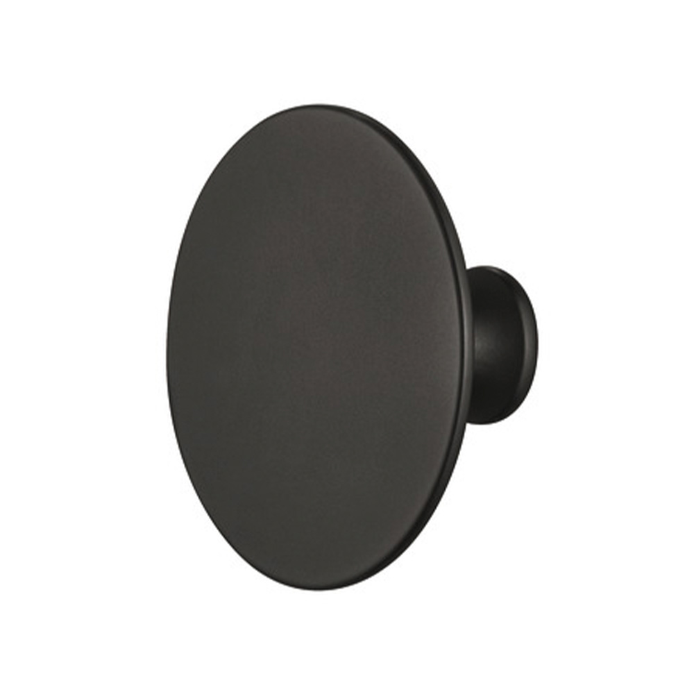 Pomo zinc negro mate 6x2.8cm