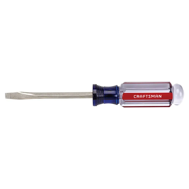 Desarmador estándar barra cuadrada 1/4" x 4"