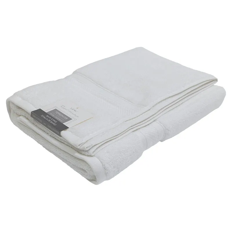 Toalla de baño algodón blanco 147 x 76 cm Royal Heritage