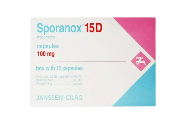 SPORANOX 15 D 100 MG 15 CÁPSULAS