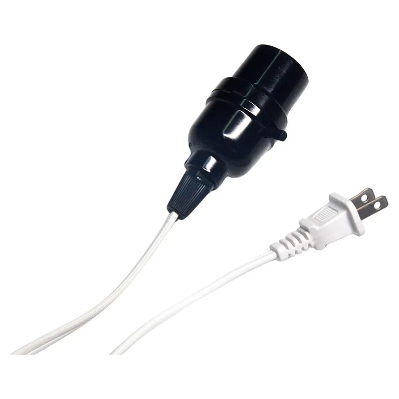 Extensión eléctrica con socket 16 awg 4 m uso liviano blanca