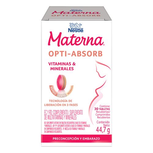 MATERNA X 30 TABS